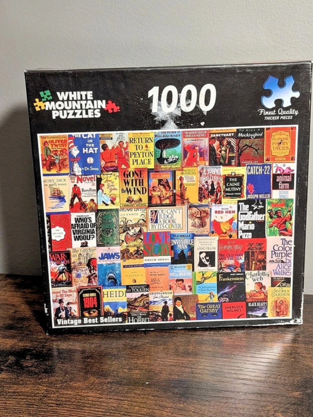 White Mountain Vintage Best Sellers 1000-Piece Jigsaw Puzzle All Pieces Present!